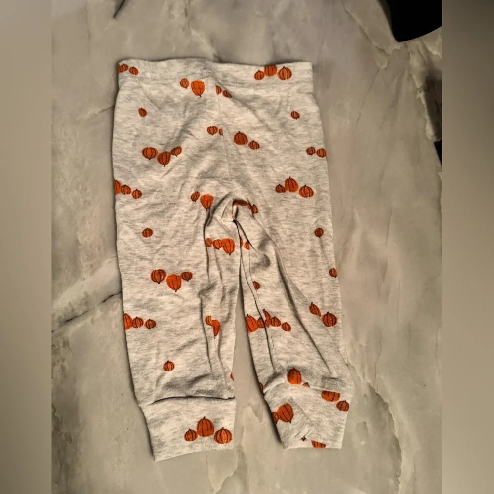 Striped Pumpkin Patch Pajama Set 12months